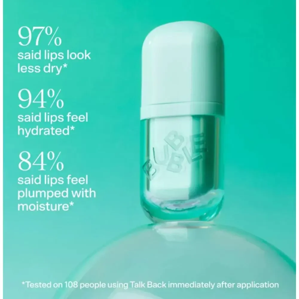 Bubble Talk Back Lip Serum - LOUD & CLEAR - 4.5 mL - NEW in Box